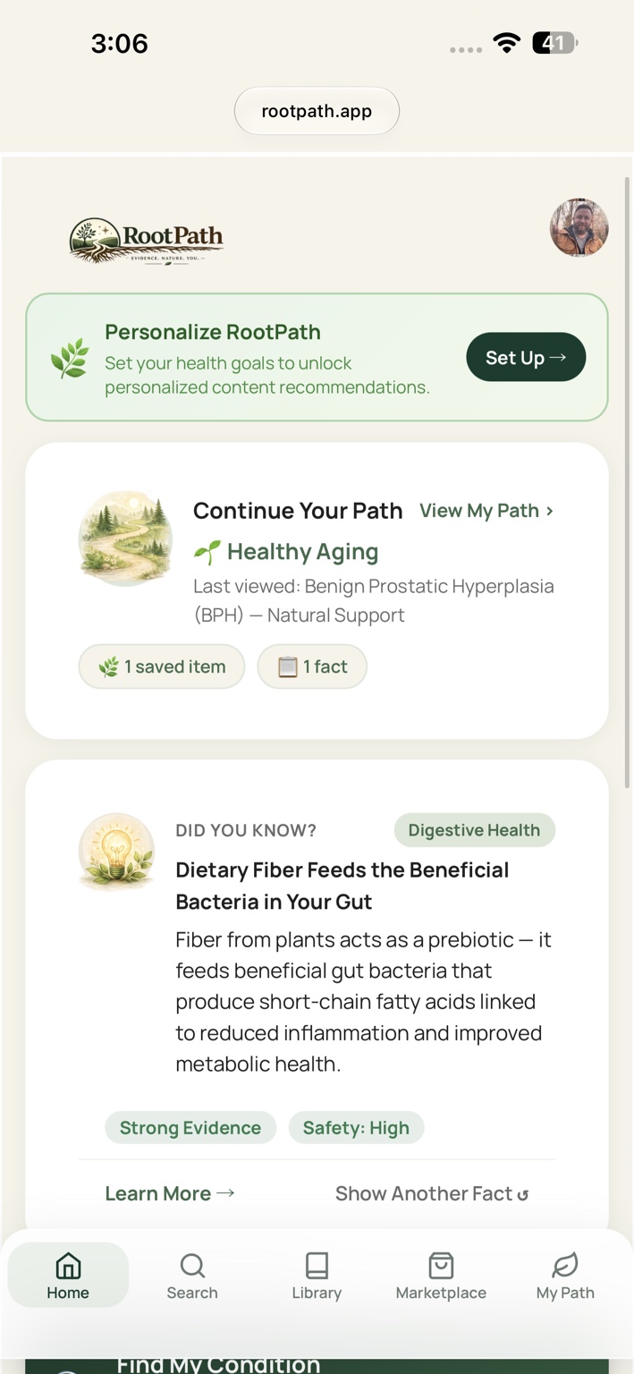 RootPath app screenshot 1